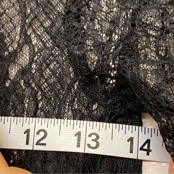 Meshki black lace romantic goth long sleeve Teagan jumpsuit romper open back S - Picture 8 of 10